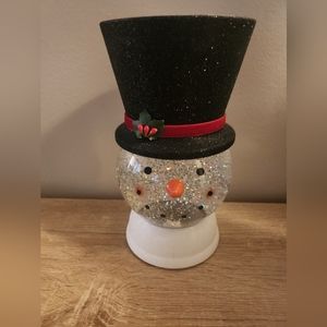 Bath and Body Works Snowman Candle Holder